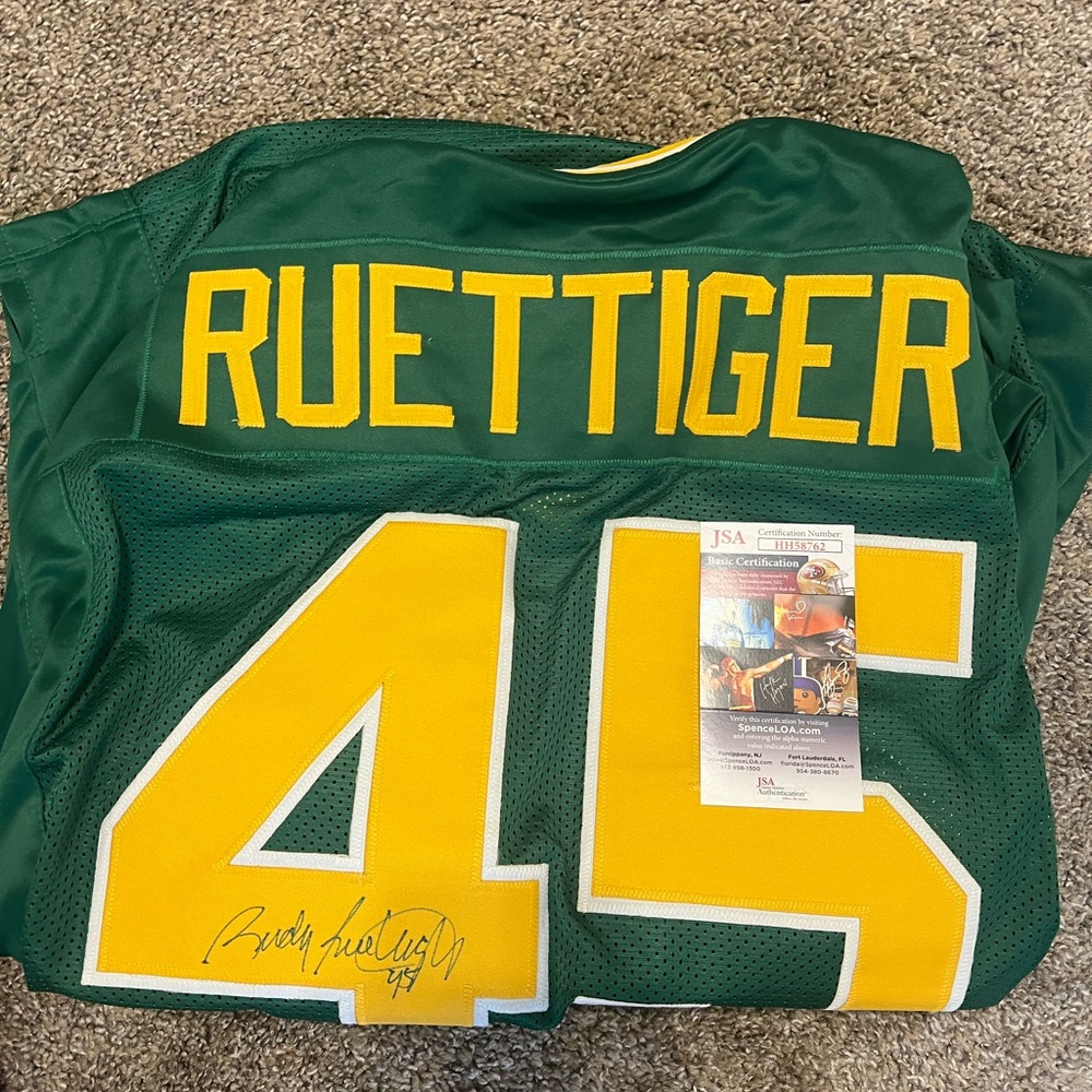 Signed Jerseys.  $45 each.  Comes with authenticity.